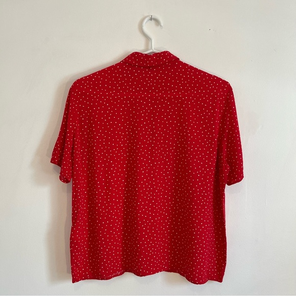 Mavi red and white polka dot top - Picture 3 of 8